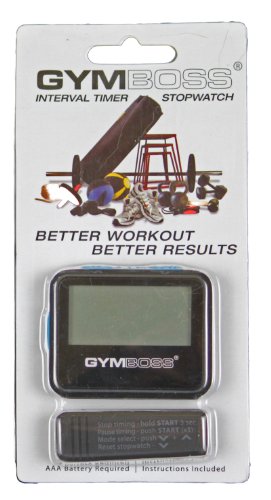 Gymboss Intervallzeitgeber Und Stoppuhr SCHWARZ-BLAU SOFTBESCHICHTUNG - 5