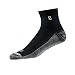 Produktbild Footjoy ProDry Lightweight Quarter (10cm) Socken Herren schwarz/grau