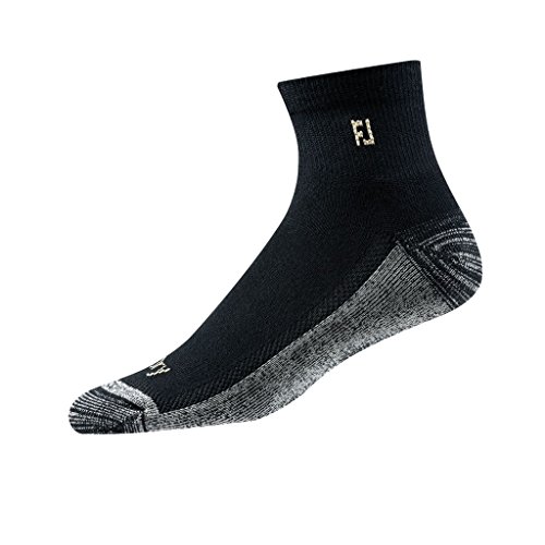 Preisvergleich Produktbild Footjoy ProDry Lightweight Quarter (10cm) Socken Herren schwarz / grau