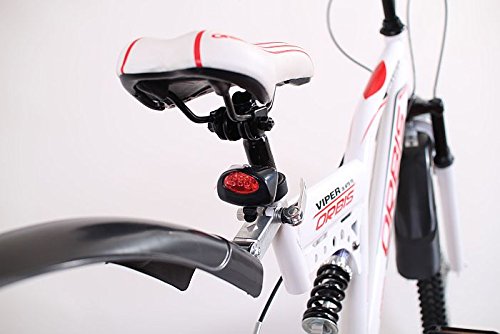 26 Zoll Kinderfahrrad Mountainbike Kinder Fahrrad Rad Bike Jugendfahrrad viper ROTWEISS - 3
