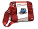 Price comparison product image Navitech Red Sleek Premium Water Resistant Shock Absorbent Carry Bag Case For Dell XPS 13 (9350) 2016