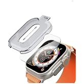 apple Watch Ultra 49 MM Glass Screen Protector with Teknosepetim Apparatus Automatic Easy Application Apparatus Alignment Full Covering 49M