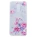 Produktbild Lonchee Xiaomi Mi Mix Hülle,Bunte Muster Weich TPU Handy Hülle Durchsichtig Transparent Etui Cover Case Protective Shell Soft Schutzhülle Telefon Kasten für Xiaomi Mi Mix – Pinke Rose