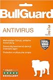 Bullguard Antivirus 2019 - Lizenz f�r 2 Jahre und 3 PCs! Windows 10|8.1|8|7|Vista [Online Code] - 