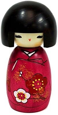 Usaburo Sosaku Kokeshi Doll Okappa-san Made in Japan
