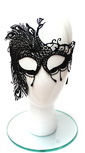 Venezianische Maske Maskerade Spitze Schwarz Mitternacht Erotikmaske Ball Ballmaske Princess Maske Casual Dating - 5