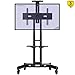 Price comparison product image Invision GT1200 ScreenStation Mobile TV Stand Trolley Cart – Anti-Tip & Ultra-Stable – For 32-65 Inch HDR LED & LCD TV Screens - Heavy Duty - Non-Marking Castor Wheels - VESA 400 600 Bracket [GT1200]