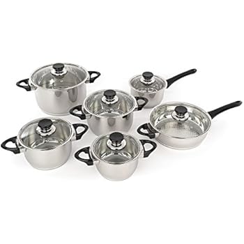 Berghoff 1112466 , Edelstahl, metall, 12-teilig, 56 x 53 x