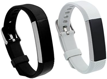 YPYS Fitbit Alta Wrist Straps Fitbit Alta HR Strap,Replacement Strap Band for Fitbit Alta and Alta HR Wristband Large Small Black&amp;White