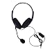 Imported 3.5mm Double Earpiece Stereo Headphone Headset Earphone with Mic Microphone Volume Control for Sony PS4 RS.405.00