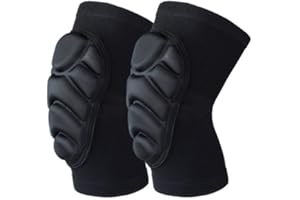 Disnace Genouillères de Protection en Éponge Épaisse, Genouillères de Protection Épaississement, Genouillère Anti-Collision, Genouillères Respirantes, Genouillères para Football Tennis VolleBall (XL)