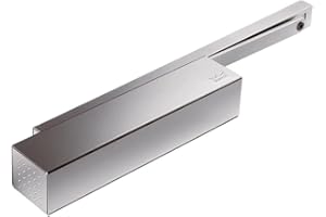 STAHL-DESIGN-TEBART Dorma TS 93 B EN 2-5 N - Cierrapuertas (incluye guías deslizantes), color plateado