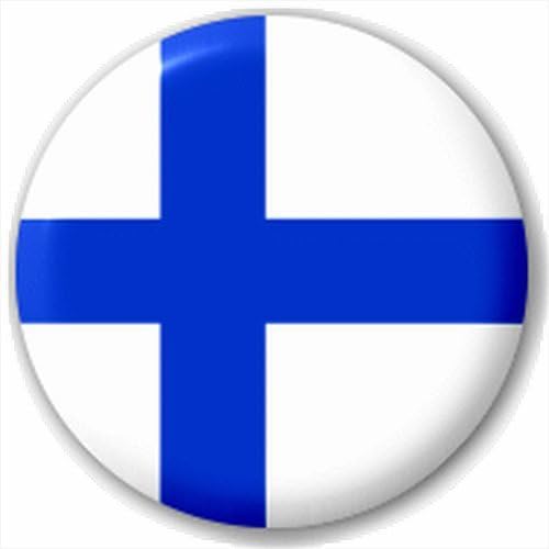 Small 25mm Lapel Pin Button Badge Novelty Finland - Finnish Flag
