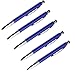 Produktbild 3x, 5x oder 10 Stück Touch Pen Stift Eingabestift Kuli für Samsung Galaxy, Galxy A3, A5, Galaxy J1, J3, J5, Galaxy A5 (2016), A3 (2016) (5x Blau)