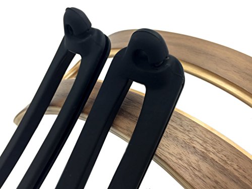 Sumgar®Einzigartige stilvolle Eleganz umweltfreundliche natürliche Holz Desktop Stand Handcrafted Halter Halterung für Apple Computer Macbook Pro/Air iPad (walnut) - 9