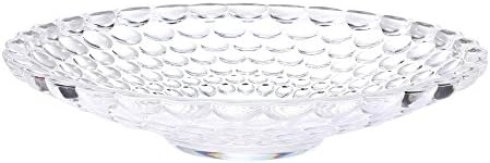 Acrylic Fruit Plate Transparent Disk KTV Bar Home Candy Tray Dried-fruit Snack Melon Cake Dish Transparent Beads dot Fruit dish