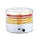 Produktbild QAQ Trockene Fruchtmaschine Der Fruchtdehydratorlufttrockner Abs 5 Schichthöhenanpassung,White,OneSize
