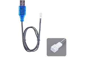 zalati Kabel ładujący USB PH2.0-2P Złącze wtykowe do akumulatora litowo-jonowego i litowo-polimerowego 3,7 V Mini RC Amphibious Stunt Car Boat Trucks Toys - Terminal żeński