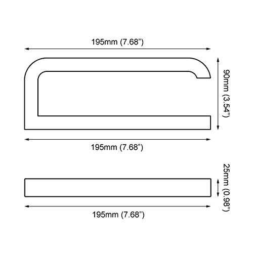 Hiendure®Mode Wandhalterung Messing Toilettenpapierrollenhalter Badezimmer-Gewebe-Rack Verchromte - 2
