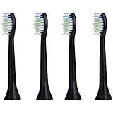 4 uds (1x4)de cabezales de recambio para cepillos de dientes E-Cron®. Philips Sonicare DiamondClean Black (Negro) recambios. Totalmente compatibles recambios cabezales con los siguientes modelos de cepillos de dientes eléctricos Philips: DiamondClean, FlexCare, Platinum, Plus(+), HealthyWhite, 2 Series, EasyClean y PowerUp.
