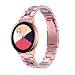 Produktbild Felicy Armband, Edelstahl Uhrenarmband Ersatzarmband Armband für Samsung Galaxy Watch Active 44mm (Rosa)