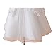 Wawoo®Infant Christening Gowns Toddler Baby Girls Birthday Dress White Cotton Lined Clothes Princess Party Dress with Hat 0-24 Month