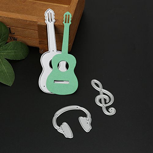 Amazingdeal365 9 PCS Note Metall Form Stanzschablonen Schablonen Schneiden DIY Dekor Sammelalbum Karten Buchzeichen Lesezeichen als Geschenk für Freunde Geburtstag Kinder,Kindergarten Hobby Schule Handarbeit Unterricht usw. Ein tolles Geschenk! - 3