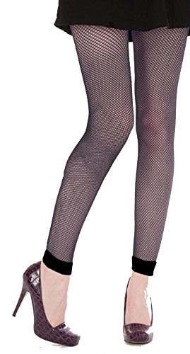 Fishnet Footless Tights In Black One Size Fits Uk Desertcart INDIA