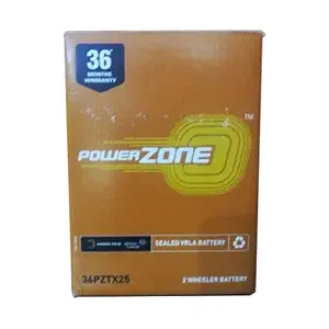 Power Zone Car Batteries TWO Wheelers 48PZTZ4L