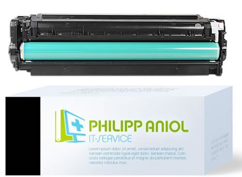 Alternativ zu Canon 2662B002 / 718BK Toner Black (ca. 3500 Seiten bei 5% Deckung) für I-Sensys LBP-7200 / LBP-7200 C / LBP-7200 CDN / LBP-7200 CN / MF 8330 CDN / MF 8350 CDN und Imageclass MF 8330