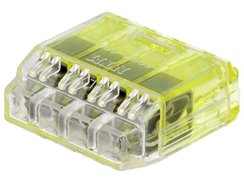 10X QLX 4-YCL Installation Quick Splice QLX Spring clamp 1.5-2.5mm2 600V NICHIFU