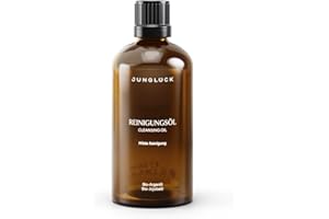 ‎JUNGLÜCK JUNGLÜCK Reinigungsöl Gesicht - Vegan | Natürliches Cleansing Oil mit hochwertigem BIO Arganöl, BIO Jojobalöl & BIO Rizinusöl | Gesichtsreinigung ohne Zusätze, Make-Up Entferner | Made in Germany