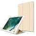 Produktbild iPad Air 2 Hülle,GOOJODOQ iPad Air 2 PU Leder Etui Hülle Tasche mit Ständer Funktion und Eingebautem Magnet für Einschlaf/Aufwach Shockproof Silikon Weicher TPU Folio Hülle für Apple iPad Air 2(gold)