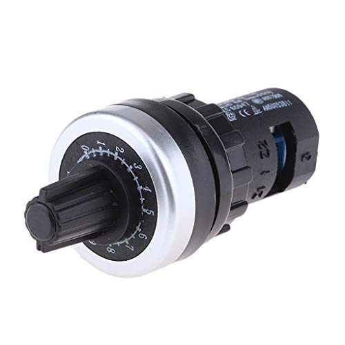 Preisvergleich Produktbild Baoblaze Drehpotentiometer 3 Buchsen mit Kappenmuttern und Unterlegscheibe