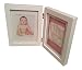 Baby Casting Impression Kit for baby handprint or footprint & White Frame