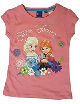 Disney - T-shirt maniche corte Frozen : Il regno di ghiaccio - 8 ANS, Rose