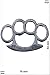Produktbild Patch - Schlagring - brass knuckles - Weapon - Biker - Rocker - Chopper - Weste - Patches - Aufnäher Embleme Bügelbild Aufbügler