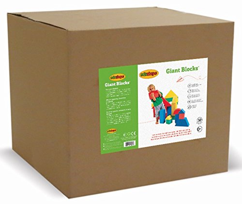 Edushape Giant Foam Blocks Construction Toy - 32 pcs Edushape Giant Foam Blocks Construction Toy - 32 pcs