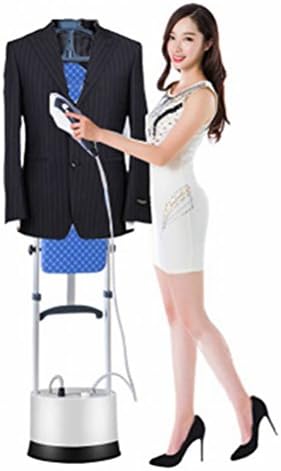 TBJ Home Iron Iron Vertical Double Bar Ironing Machine Holding Ironing Machine Steam Hanging Hot Machine,White