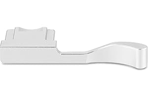 Haoge THB-X2S Metall Blitzschuh Daumen Griff Daumengriff Handgriff für Fujifilm X100VI Fuji FinePix X100V Kamera Silber