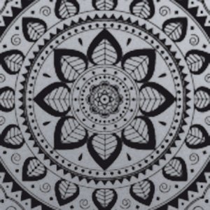 kwmobile Funda para Samsung Galaxy A5 2015 - Case para m vil en TPU silicona - Cover trasero Dise o Flores aztecas en negro transparente kwmobile Funda para Samsung Galaxy A5 2015 - Case para m vil en TPU silicona - Cover trasero Dise o Flores aztecas en negro transparente