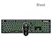 Produktbild AUTOECHO Für WK500 Tastatur und Maus Combos Mit 104 Tasten Wiederaufladbare Beleuchtung USB-Schnittstelle Gaming-Maus LED Stummschaltung Drahtlose Hintergrundbeleuchtung Tastatur-Maus für Gamer