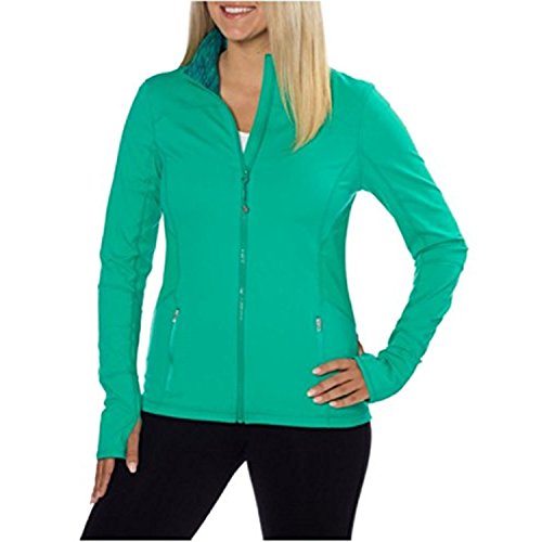 Preisvergleich Produktbild Giacca da Donna a Zip intera (Piccola, Verde mare)