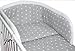 3pcs Baby Bedding Set to fit Cot Bed (140 x 70cm) GREY STARS