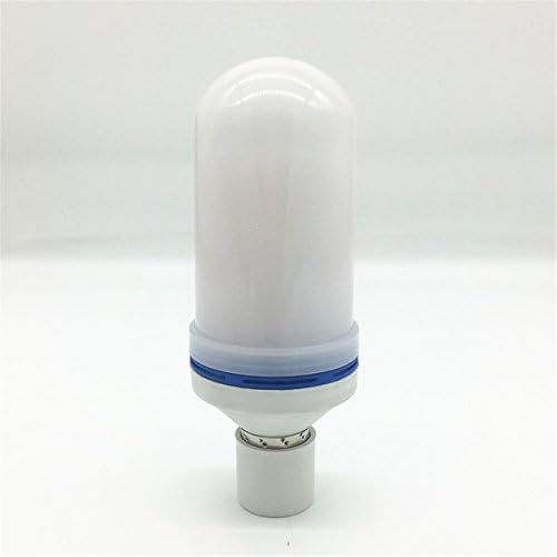 LED Flame Light Bulb,9W 2835 SMD 99LEDs LED Lamp Bulb E27 Yellow Flickering Flame Light Bulbs for Bar/ Festival Decoration (Blue, L)