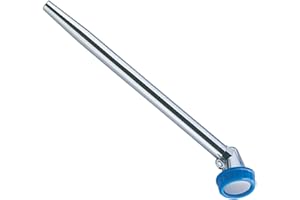 GEOSISM & NATURE Lanza Japonesa Mizumaki de latón Cromado para regar Plantas y Bonsai, 330 mm