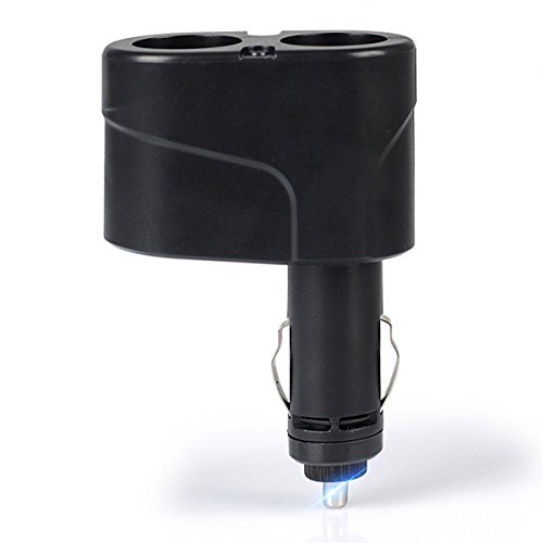 KFZ 12V/24V Auto Verteiler 2 Fach Zigarettenanzünder Adapter Ladegerät 60W für Handy Smartphone GPS Navigation – Ladesteckdosen LED - 2