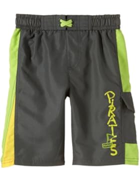 Playshoes Jungen Badeshorts Bade-short Pirates Grau/Grün