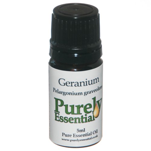 Geranium Essential Oil 5ml Pure and Natural, Purely Essential