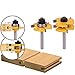 Produktbild LCLrute Akkuschrauber 2pc Bit Nut & Groove Fräser Set -3/4"Lager 1/4" Schaft T-Form Holz Fräsen